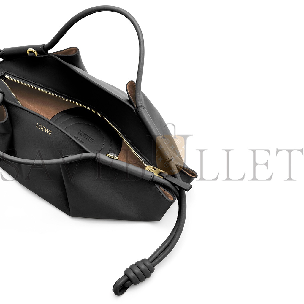 l*ew* small paseo bag in shiny nappa calfskin a709p48x02 (35*21*11.5cm)
